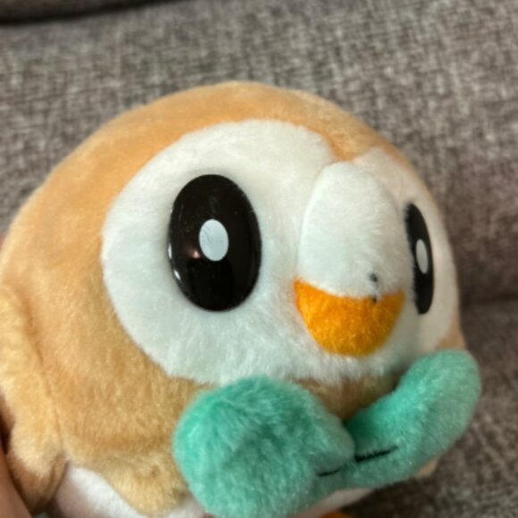 Rowlet Pokemon Plush T-Arts Meigurumi - Picture 2 of 3